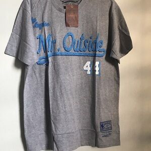 Gray Los Angeles Graphic T-Shirt Mr. Outside large brand new with tags